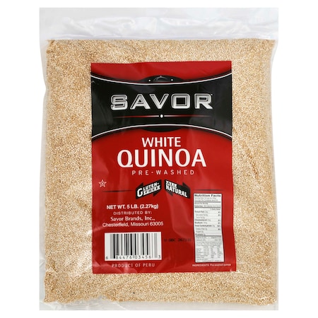 Savor Imports Savor Imports Grain White Quinoa 5lbs, PK2 566270